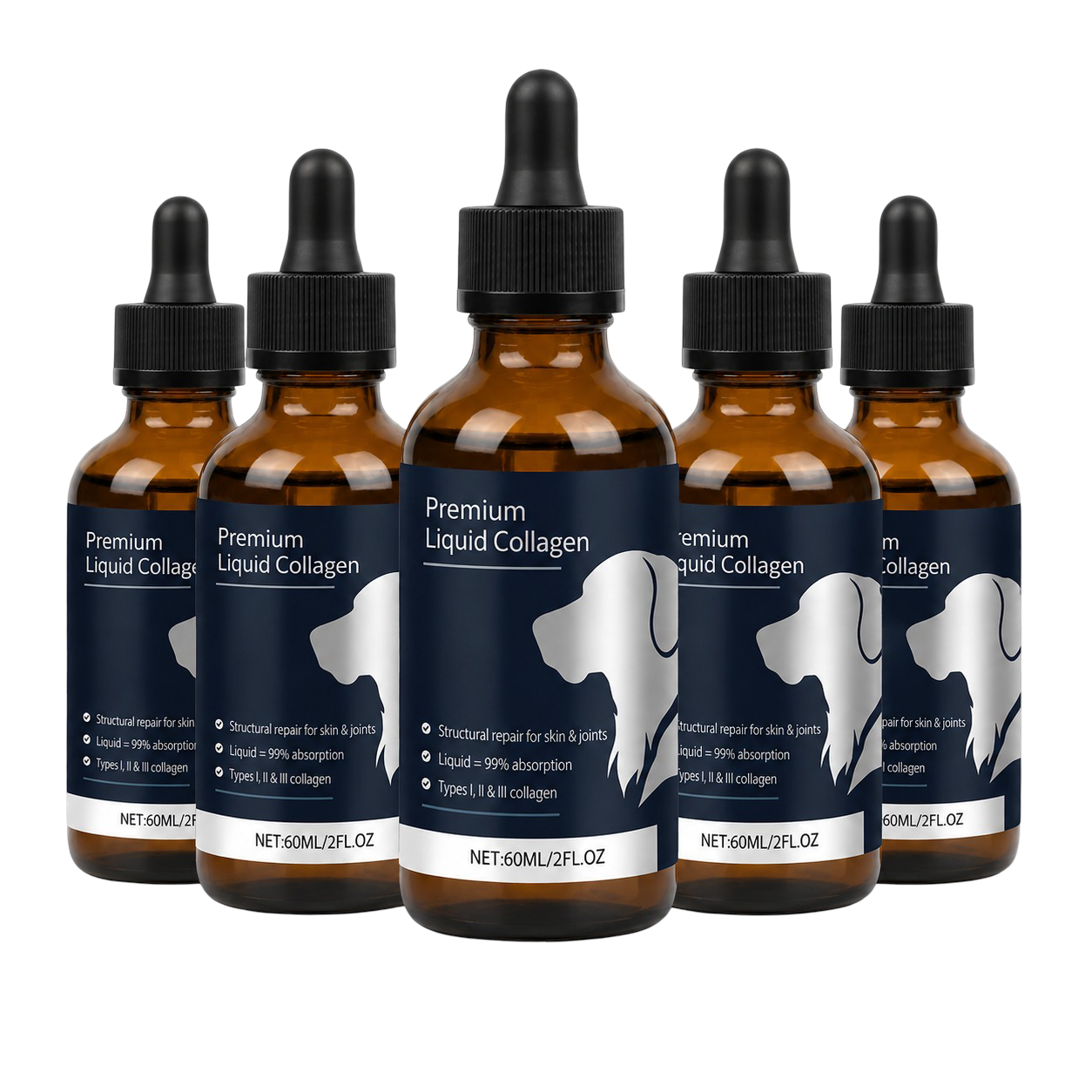5 Bottles | Liquid Collagen